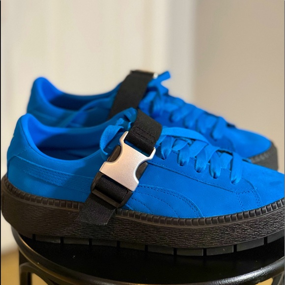 Puma Platform Buckle Sneakers - Royal Blue - Picture 2 of 3